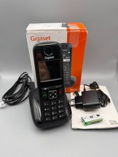 Gigaset - téléphone AS690 DECT noir, fonction mains libres, profils...