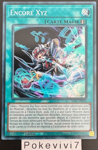 Carte encore xyz - carte, yu-gi-oh!