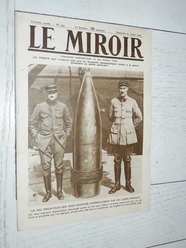Miroir 1918 guerre 14 18 - miroir, 21/07