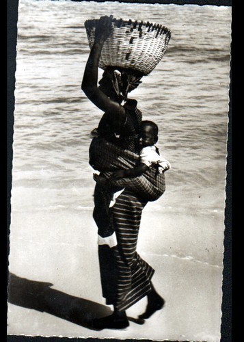 Ethnique femme avec - (senegal),