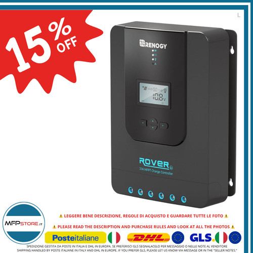 Régulateur charge solaire - de,