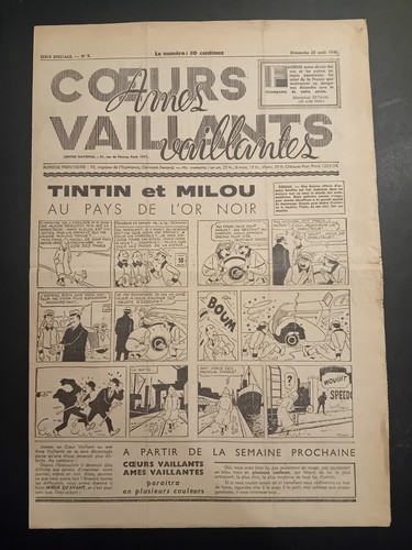 Coeurs vaillants série - vaillants, n°5