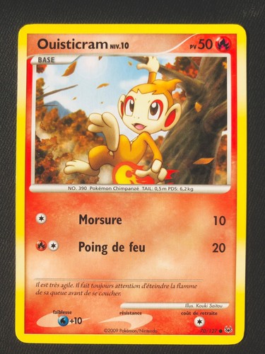 Carte pokémon ouisticram - carte,