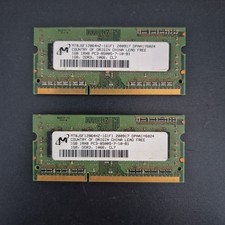 2 Mémoire RAM Micron MT8JSF12864HZ-1G1F1 1 Go 1066 MHz - PC3-8500S (DDR3-1066)