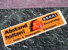 MERCEDES BENZ autocollant sticker ORANGE 48 cm x 12,5 cm plaquettes frein BERAL