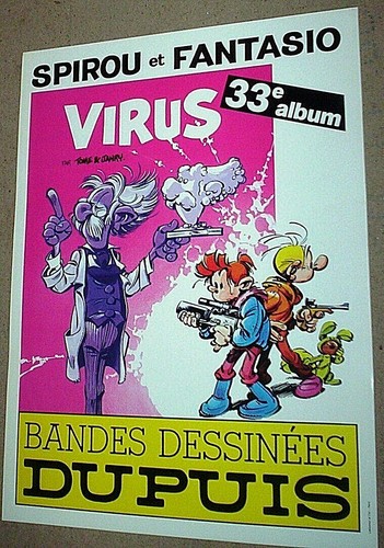 Affiche spirou 33 - spirou,