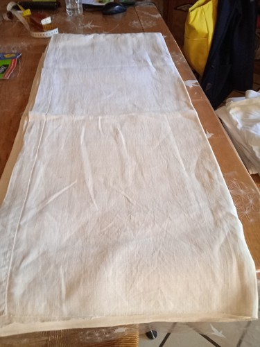 Ancien drap métis lin - en,