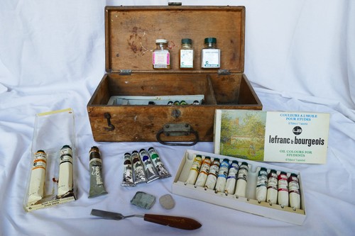 Coffret peintre vintage - coffret,