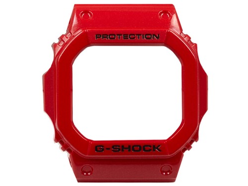 Bezel casio résine rouge - bezel,