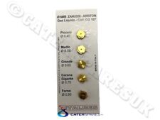 Zanussi Brûleur Injecteur Jet Kit Set 5 X LPG Gaz Becs M6 X 0.75 Four Plaque