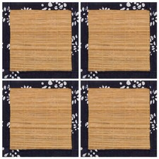  Dessous de verre carrés en