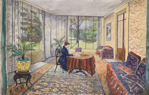 Rare scene interieur quartir - rare, d'interieur
