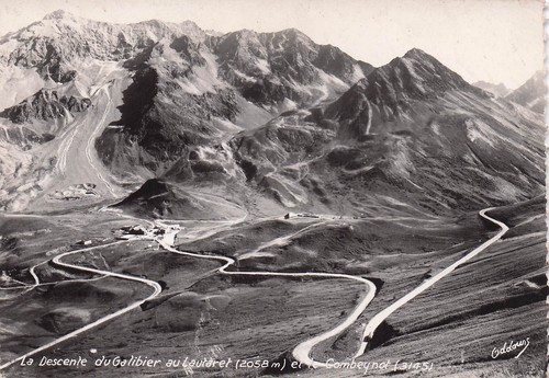 Col galibier descente du - col,