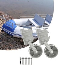Roue de canot gonflable 2 pièces, chariot de bateau Portable pour Kayaks