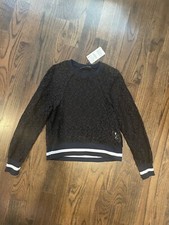 Zara Black Lace Sweatshirt NTW