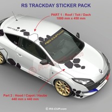 Kit top sticker RS Aufkleber autocollant compatible Clio Megane Captur Twingo