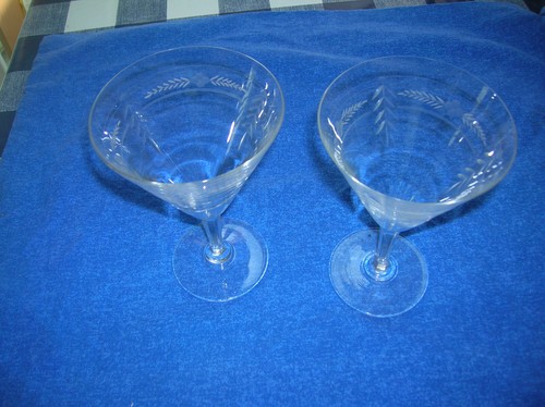Verres eau cristal ancien - 2,