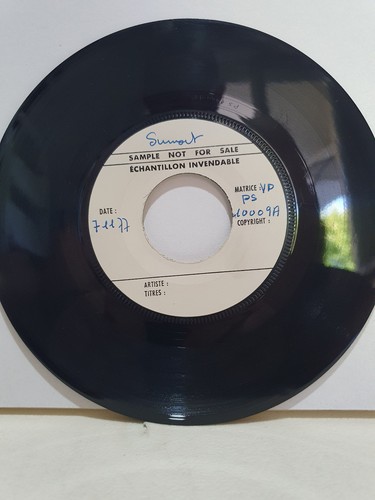 Tres rare 45t test pressing - rare,