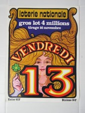 AFFICHE LOTERIE NATIONALE