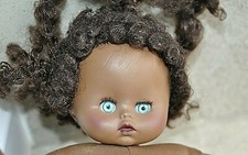 POUPEE CLODREY VINTAGE METIS YEUX BLEUS 35 CM