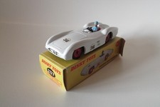 dinky toys 237 - Mercedes racing n°36 - en boîte avec rabat bonus - blanc
