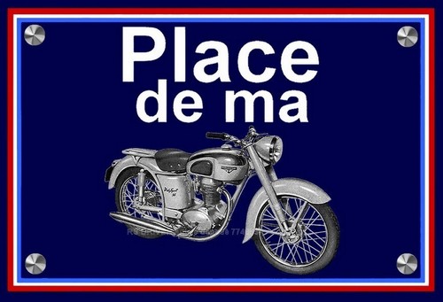 Plaque place de - de, ma