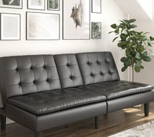 Mainstays Black Faux Leather