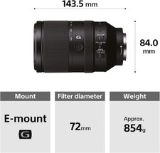 OBJECTIF G MASTER SONY ZOOM FE