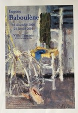 Affiche Eugene Baboulène - Villa Tamaris - Art Provençale