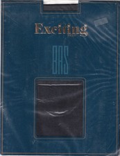 Bas nylon couture Exciting JAZZ coloris Noir. Taille 2. Back seam stockings.