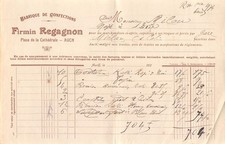 1925  FABRIQUE DE CONFECTIONS FIRMIN REGAGNON A AUCH - M. MILOU A TRIE SUR B