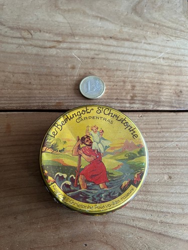 Ancienne boîte publicitaire - ancienne,