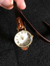 Leather Band Wrist Watch