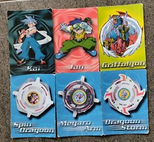 Lot de 6 Cartes Beyblade