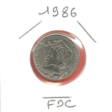 ** 10 Francs JIMENEZ 1986 FDC