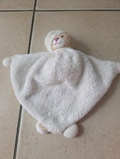 DOUDOU PLAT OURS BLANC -