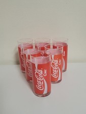 LOT DE 6 VERRES COCA-COLA COKE