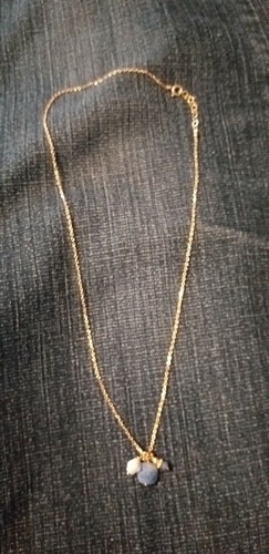 Collier chaine plaqué - chaine, or