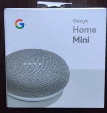 Google Home Mini Smart Small Speaker, Chalk- Brand New!