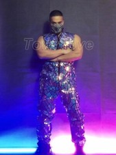 Men Glitter Laser Sequins