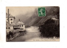 CPA - 74 - CLUSES - Usine CARPANS et route de Nancy - voyagée en 1913