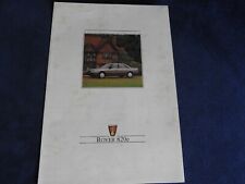 catalogue depliant rover 820e  1988