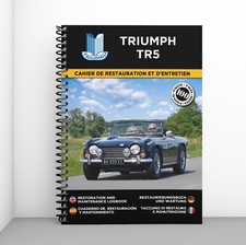TRIUMPH TR5 : Cahier de Restauration - 100 Pages - Livraison gratuite !