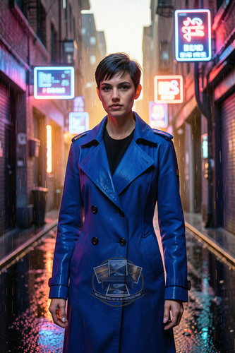 Sexy woman sleek cyberpunk - woman,