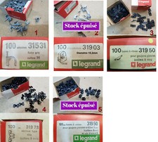 Attaches Fixations pour Colliers Colson Rilsan LEGRAND ou similaire