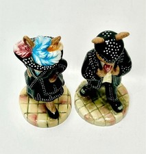Royal Doulton Bunnykins Pearly King and Queen DB411 DB412 Limited 500 paires