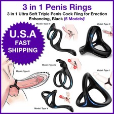 3 in 1 Ultra Soft Triple Penis