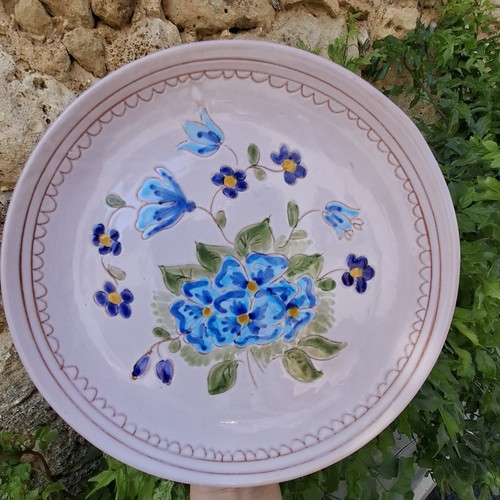 Assiette vintage signé - , miclau