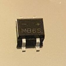 MB6S Lot de 10 Pont de diodes MB6S 0.5A 600V CMS MB6S lot de x 10