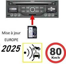 2025 PEUGEOT CITROEN SD CARTE NAVIGATION RNEG EUROPE WIPNAV / MYWAY SD CARD